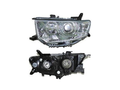 Far Mitsubishi L200/Triton 04.2010-, Mitsubishi Pajero Sport 2009-2015 DEPO partea Stanga, tip bec H11+HB3 manual/electric foto