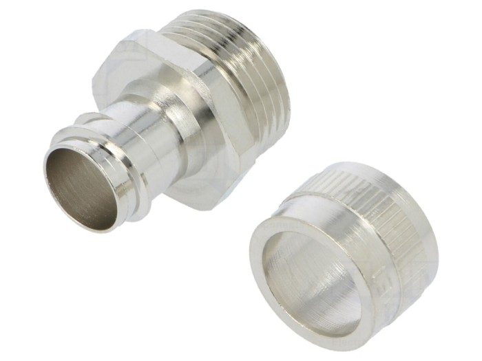 Conector final drept alamă IP40 M20