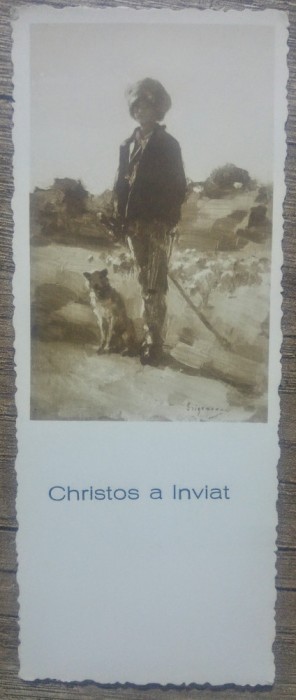 Felicitare de Paste, reproducere Grigorescu