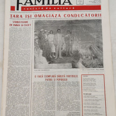 FAMILIA - revistă de cultură (ianuarie 1989) Nr. 1