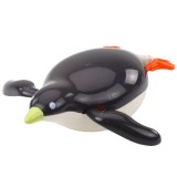 Jucarie de baie Pinguin Inotator, alb / negru, 14,5x14x5,5cm, Lean 27760