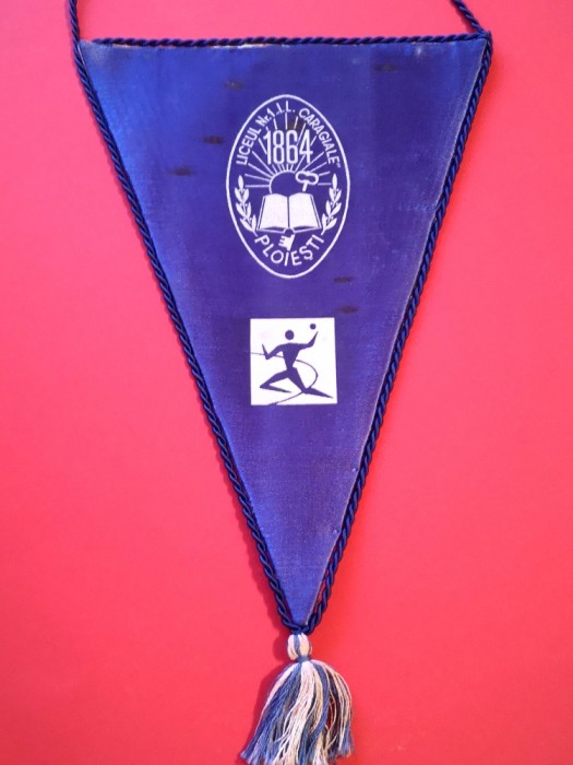 Fanion handbal - Liceul nr. 1 &quot;I.L. CARAGIALE&quot; PLOIESTI
