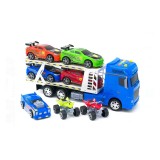 Camion cu 7 masini, sunete si lumini, scara 1:24, General