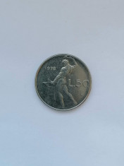 50 LIRE 1978 * italia foto