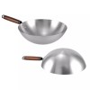 Wok traditional chinezesc din fier 32 cm, 1,3 mm Handy KitchenServ, Perfect Home