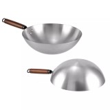 Wok traditional chinezesc din fier 32 cm, 1,3 mm Handy KitchenServ, Perfect Home