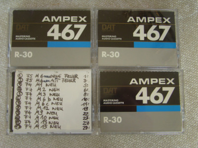 Lot 4 Casete AMPEX 30 DAT - Inregistrate o singura data - 27 foto