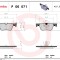 BREMBO P 06 071X XTRA LINE set placute frana,frana disc