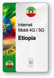 ESIM Internet Etiopia, valabil 7 zile, trafic Nelimitat, Standard