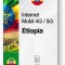 eSIM Internet Etiopia, valabil 30 zile, trafic 3 GB, Standard