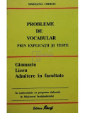 Marilena Chiriac - Probleme de vocabular prin explicatii si teste (editia 1996)