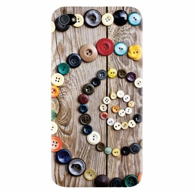 Husa silicon pentru Apple Iphone 4 / 4S, Colorful Buttons Spiral Wood Deck foto