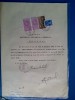 Lot Judaica Certificat fiscal Iancu Kepler, Zoltan Davidovici document