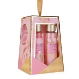 Set 3 produse de baie cu aroma de trandafiri Moment for You, Accentra 6055856, 125 ml