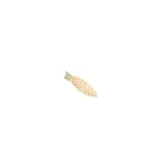 Jucarie din burete vegetal pentru rozatoare Trixie, nr. 61521, model morcov Crem foto