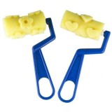 Trafalet burete diverse modele, lat cu maner PVC, set 2 buc, Colorarte, HMS1020