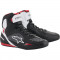 Ghete Moto Alpinestars Faster-3 Rideknit Shoes, Negru/Alb/Rosu, Marime 44