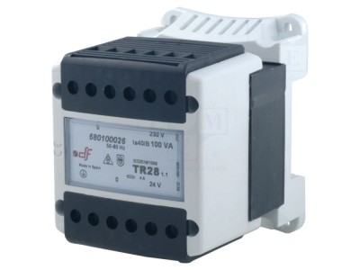 Transformator 100VA 24V pentru Șină DIN foto
