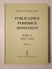 Ileana Stanca Desa; Iliana Sulică (ed.) - Publicațiile periodice rom&acirc;nești (tom V, partea &icirc;nt&acirc;i) (catalog alfabetic: 1931-1935)
