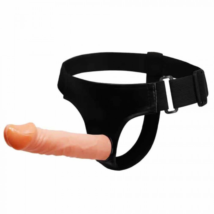 Baile Passionate Harness - Strap On cu Dildo Realistic, 19x4 cm