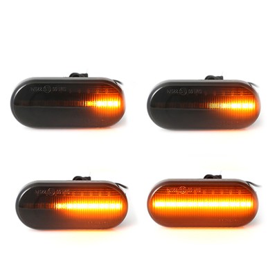 Set Semnalizare Dinamica Aripa LED VW Bora, Passat B5, Golf 4, Polo, Sharan, Seat Ibiza, Leon, Toledo, Skoda Octavia 1, Aida HER&amp;reg; foto