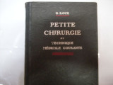 Petite Chirurgie Et Techique Medicale Courante - G. Roux ,550557