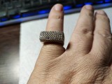 Inel vintage argint cu zirconii