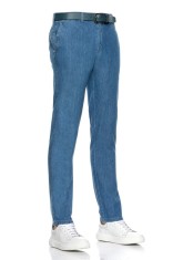 Blugi barbati slim bleu BL002