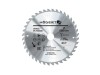 Disc ferăstrău circular H&Ouml;GERT TECHNIK 250mm, 40 dinți, cod HT6D790