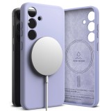 Cumpara ieftin Husa pentru Samsung Galaxy S24, Ringke Silicone Magnetic, Lavender