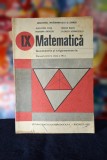 Carte - Matematica, geometrie si trigonometrie - Manual pentru clasa a IX-a,1992, Didactica si Pedagogica