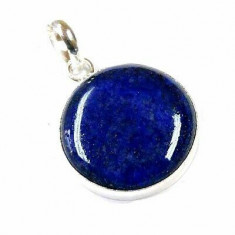 pandant argint overlay cu lapis lazuli 45 ct foto