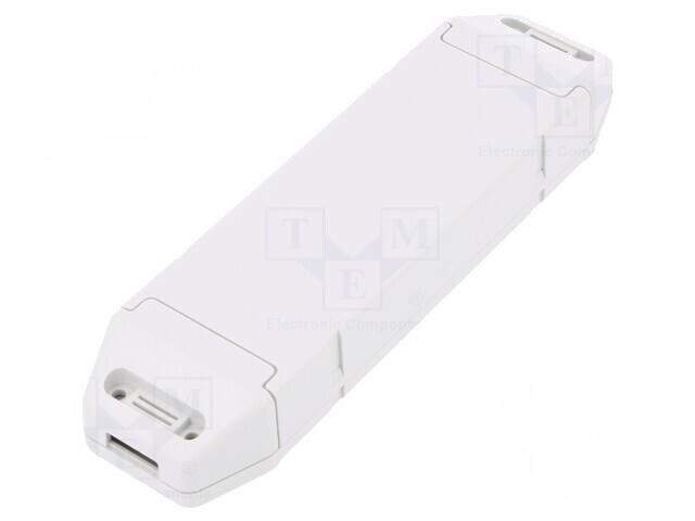 Carcasă Alimentator ABS Gri 44x163x24mm