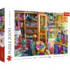 Puzzle Trefl 2000 piese, Paradisul Pisicilor, Recomandat Adulti si Copii, Joc educativ, Multicolor