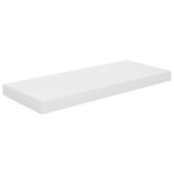 Cumpara ieftin Raft de perete suspendat, alb extralucios, 60x23,5x3,8 cm, MDF