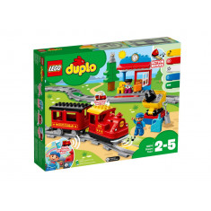 LEGO DUPLO - Tren cu aburi 10874, 59 piese