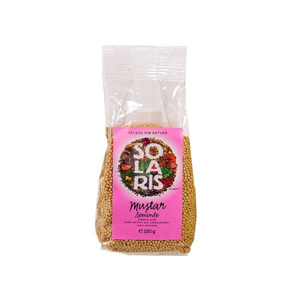 Condiment Mustar Seminte Solaris 150gr