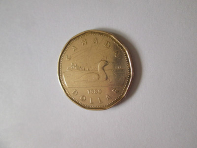 Canada 1 Dollar 1989 foto