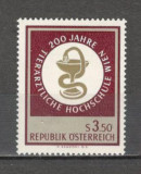 Austria.1968 200 ani Institutul Superior de medicina veterinara Viena MA.656, Nestampilat