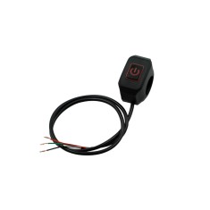 Buton on/off universal ATV / Moto / Cross negru cu rosu