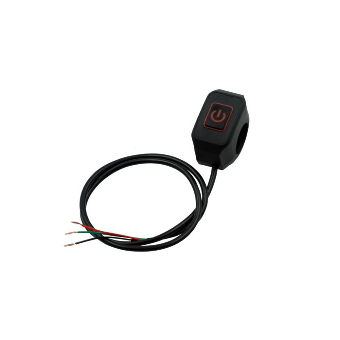 Buton on/off universal ATV / Moto / Cross negru cu rosu