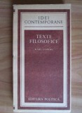 Karl Jaspers - Idei contemporane. Texte filosofice