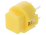 Comutator Tastatură Galben SPST-NO 0.01A 32VDC THT