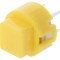 Comutator Tastatură Galben SPST-NO 0.01A 32VDC THT