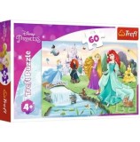 Cumpara ieftin Puzzle Disney Princess - Intalneste printesa, 60 piese