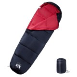 Sac de dormit tip mumie pentru adulti de camping, 3 anotimpuri