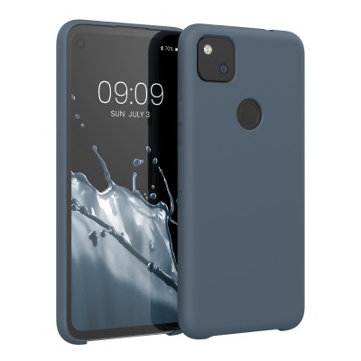 Husa pentru Google Pixel 4a, Silicon, Albastru, 52549.202 foto