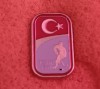 QW9 N5 49 - insigna - tematica hochei - Federatia de hochei pe ghiata din Turcia, Asia