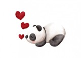 Cumpara ieftin Sticker decorativ Panda, Multicolor, 76 cm, 5388ST, Oem