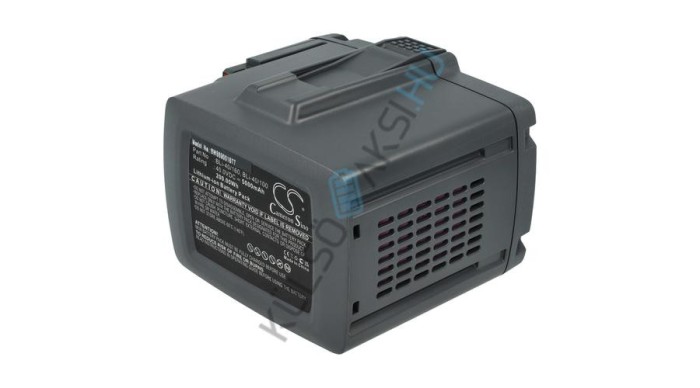 Baterie de schimb pentru mașina de tuns iarba VHBW pentru Gardena 9842, 9843-20, 28311, 9843 - 5000 mAh 40 V Li-Ion, gri &icirc;nchis